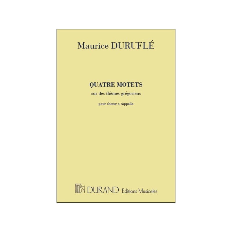 9790044080175DF_01390100 4 Motets Sur Des Themes Gregoriens Op. 10