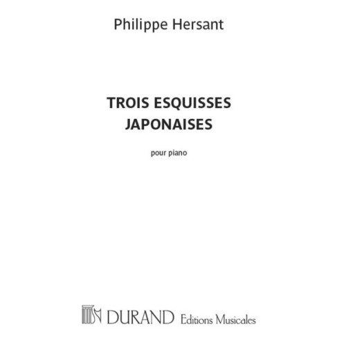9790044081813DF_01591200 Trois Esquisses Japonaises