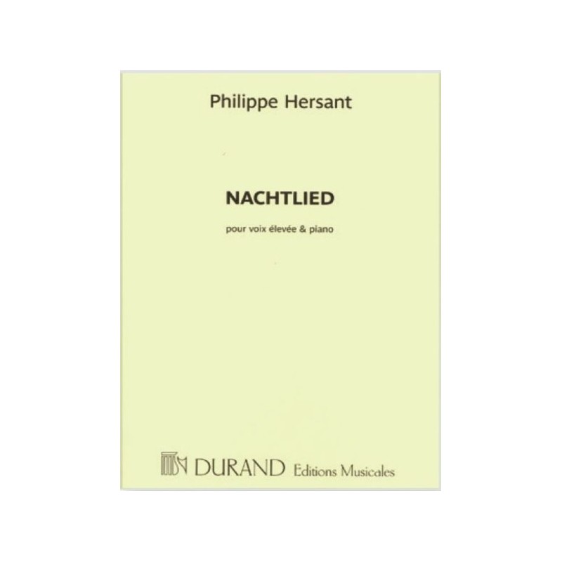 9790044082278DF_01607300 Nachtlied, Sur Un Poeme De Georg Trakl