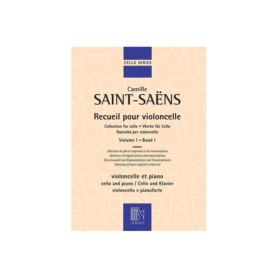 9790044082360DF_01610700 Recueil pour Violoncelle - Volume 1