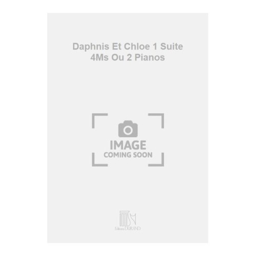 9790044075188DR_00806100 Daphnis Et Chloe 1 Suite 4Ms Ou 2 Pianos
