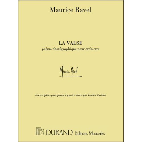 9790044075720DR_00989500 La Valse Poeme Choregraphique Pour Orchestre