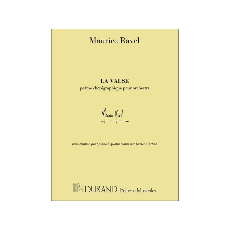 9790044075720DR_00989500 La Valse Poeme Choregraphique Pour Orchestre