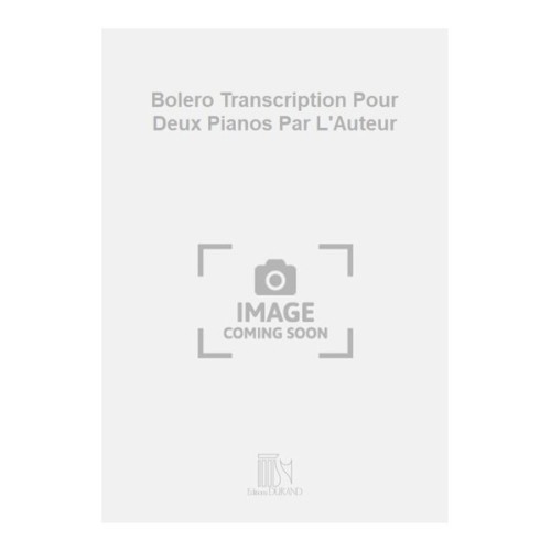 9790044076284DR_01182800 Bolero Transcription Pour Deux Pianos Par L'Auteur