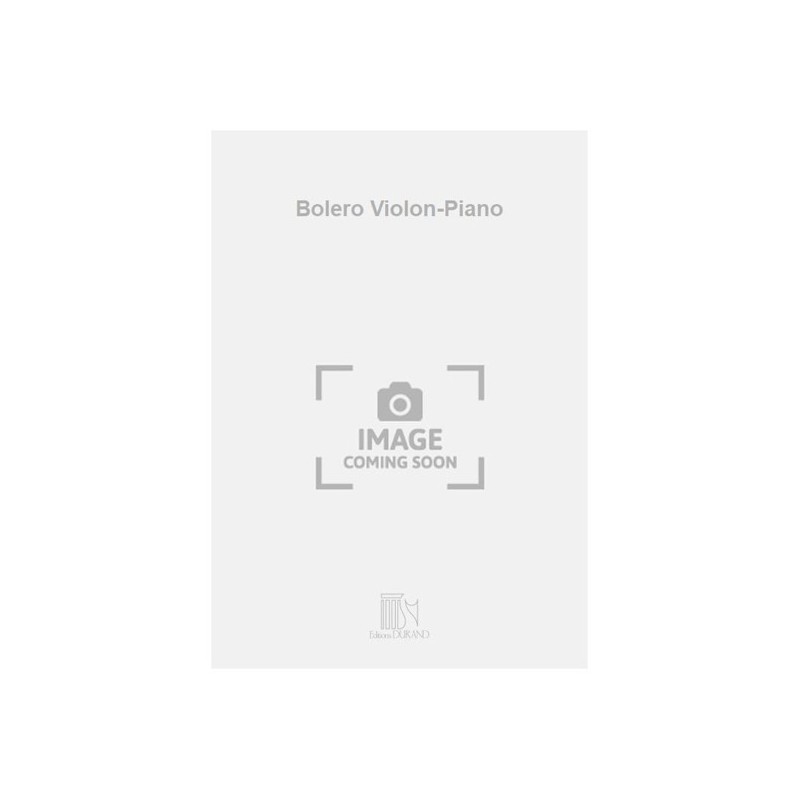 9790044076857DR_01241400 Bolero Violon-Piano