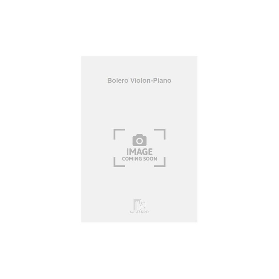 9790044076857DR_01241400 Bolero Violon-Piano