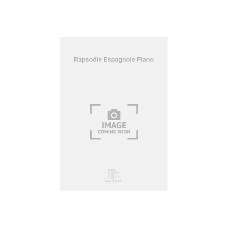 9790044077021DR_01361400 Rapsodie Espagnole Piano