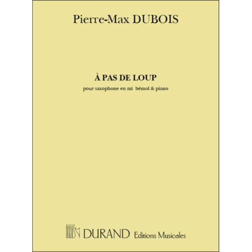 9790044077618RR_00054600 A Pas De Loup Sax Mib-Piano