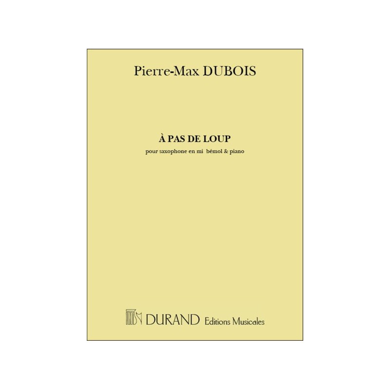9790044077618RR_00054600 A Pas De Loup Sax Mib-Piano