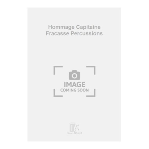 9790044078684RR_00134400 Hommage Capitaine Fracasse Percussions