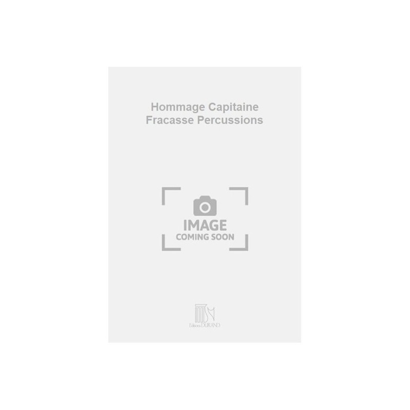 9790044078684RR_00134400 Hommage Capitaine Fracasse Percussions