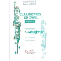 Clarinettes En Duos Vol.1 