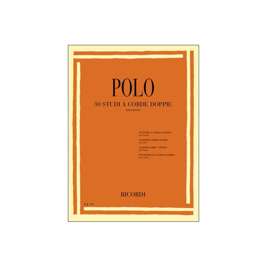 9781480304802ER_00019200 30 Studi a corde doppie