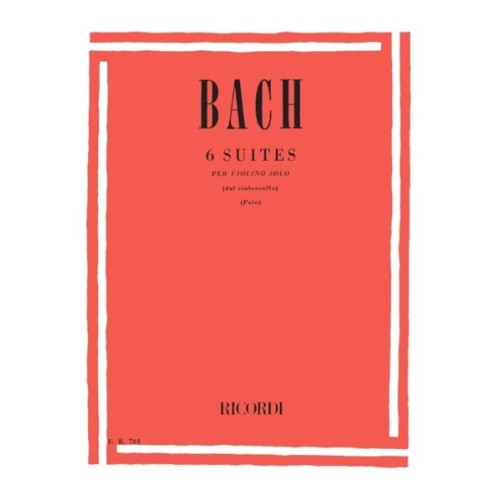 9790041807843ER_00078400 6 Cello Suites - Violin Solo