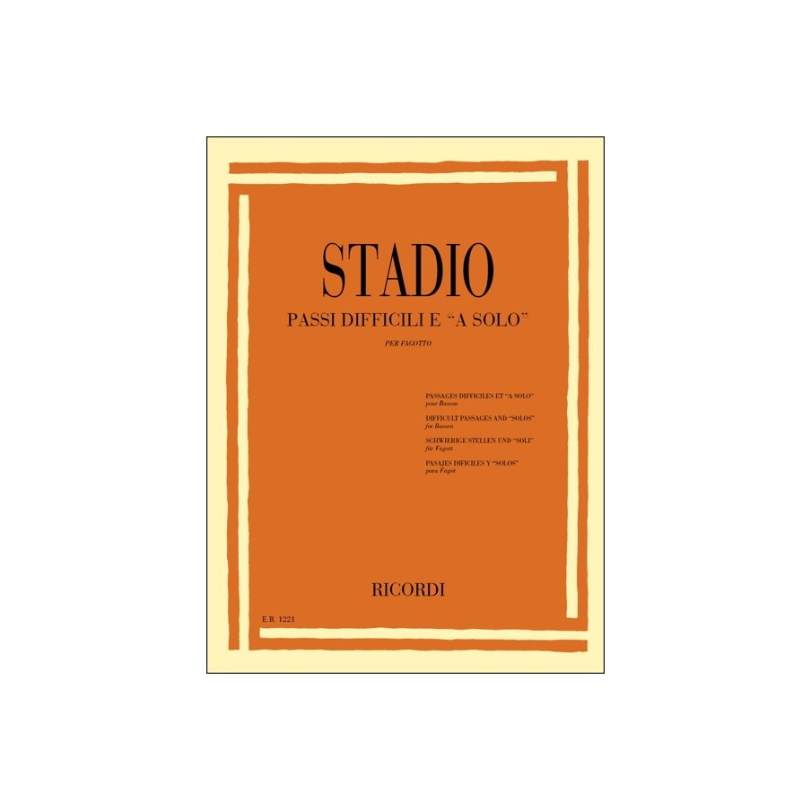 9790041812212ER_00122100 Passi Difficili E A Solo