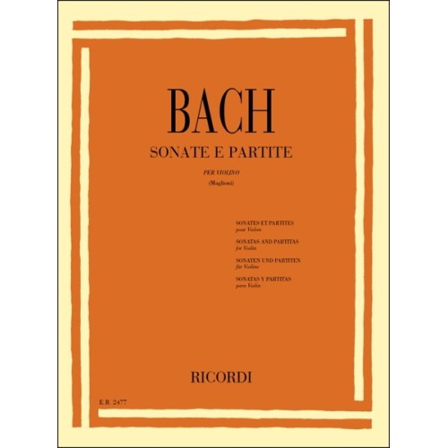 9790041824772ER_00247700 Sonatas And Partitas For Violin