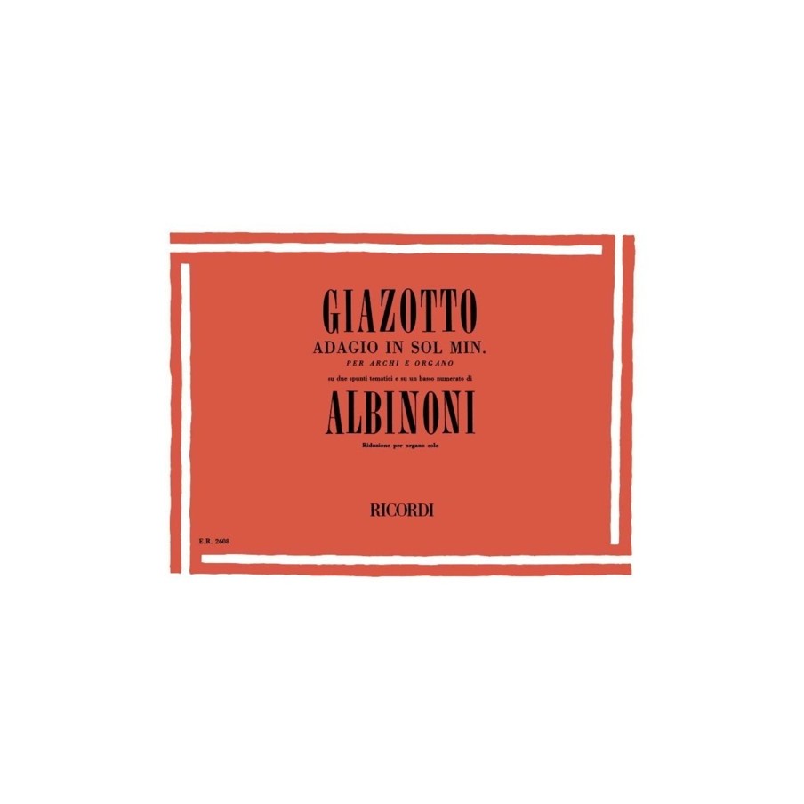 9790041826080ER_00260800 Adagio in sol minore