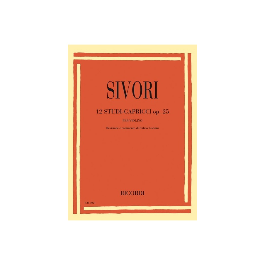 9790041830216ER_00302100 12 Studi-Capricci Op. 25