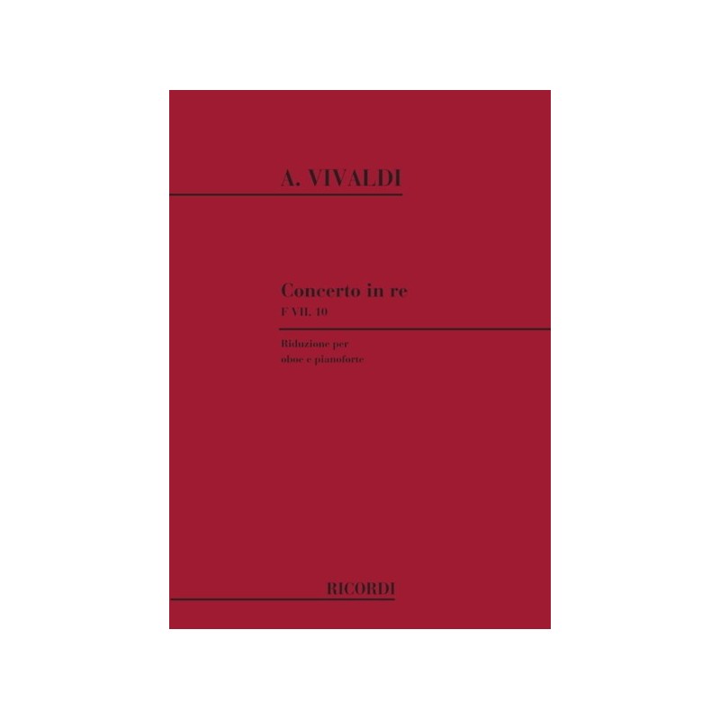 Concerto per Oboe, Archi e BC: In Re Rv 453 