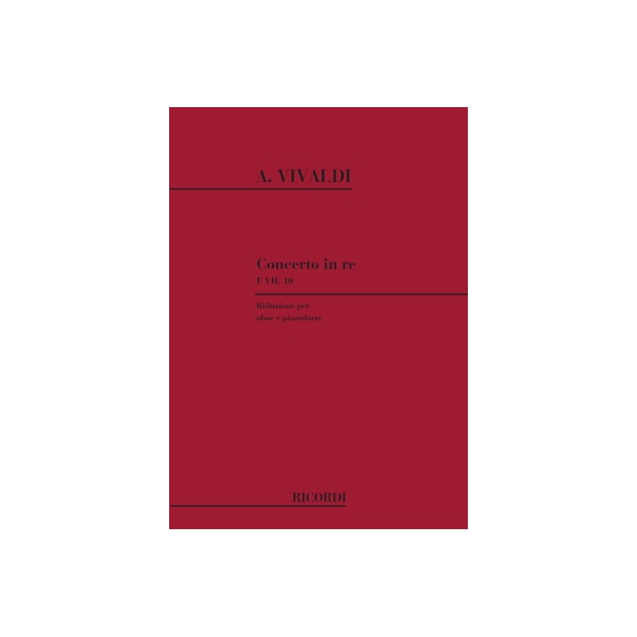 Concerto per Oboe, Archi e BC: In Re Rv 453 