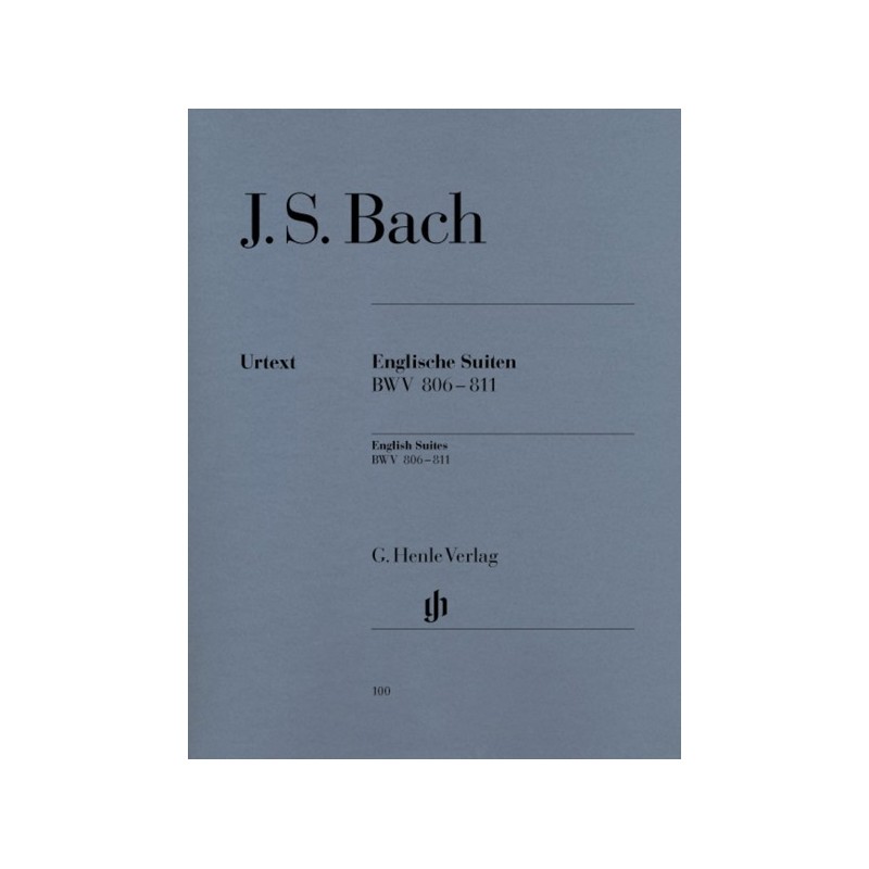 9790201801001HN100 Englische Suiten BWV 806-811