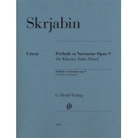 9790201810133HN1013 Prélude et Nocturne Opus 9 für Klavier, linke Hand