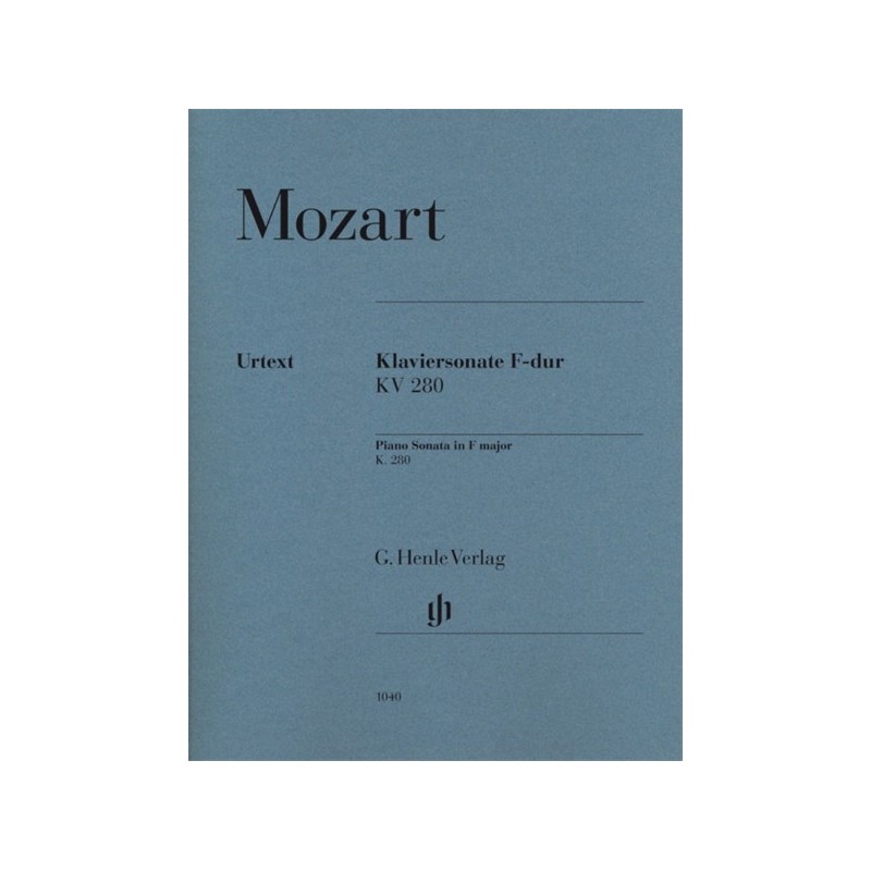 9790201810409HN1040 Sonata In F K.280