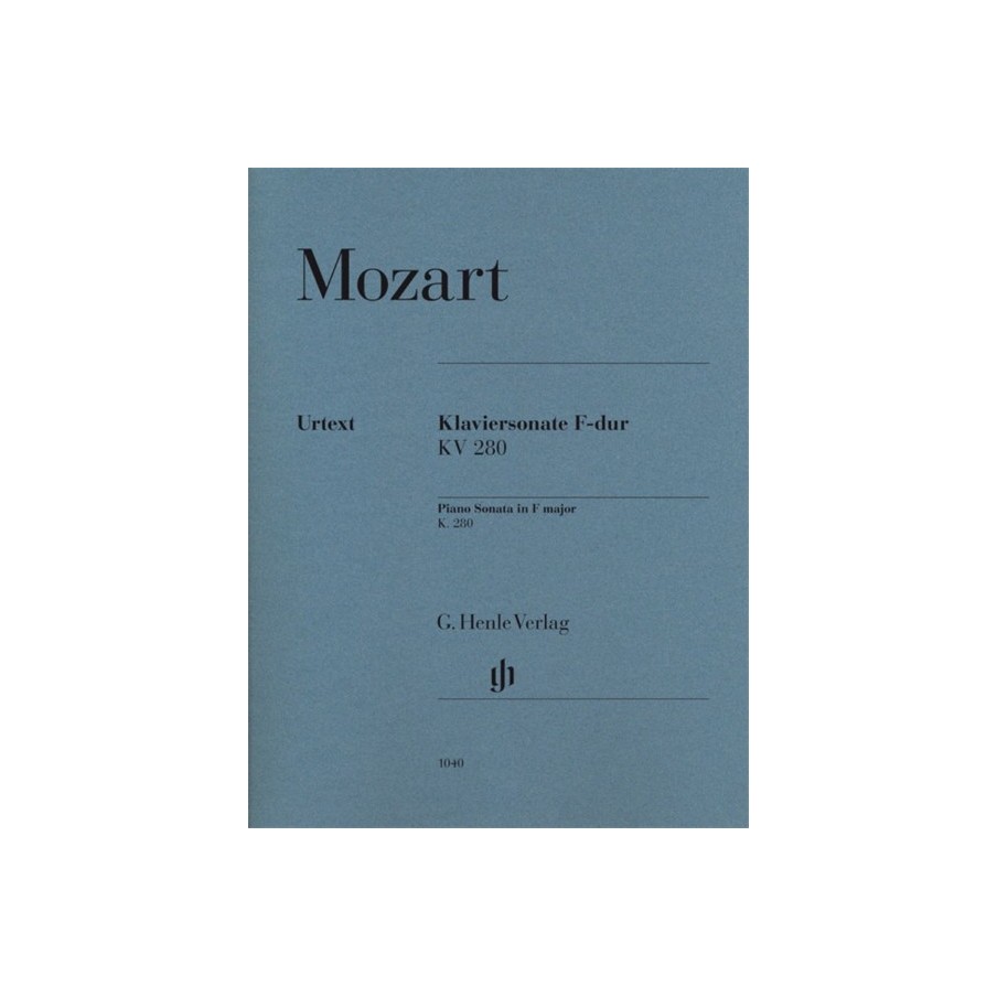 9790201810409HN1040 Sonata In F K.280