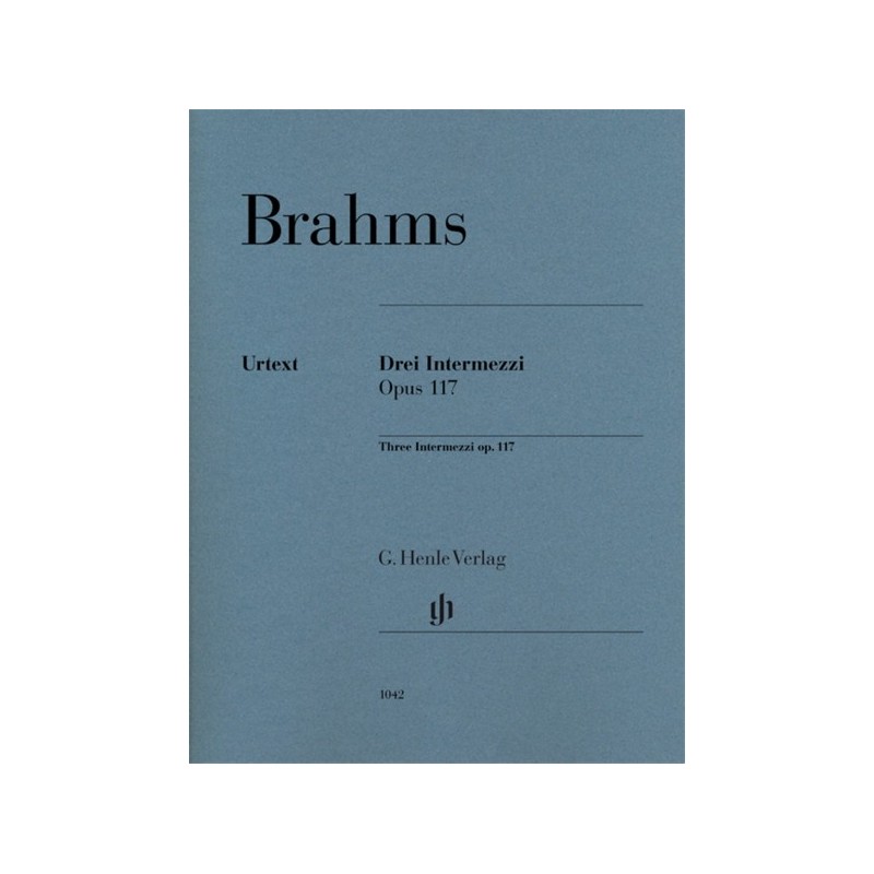 9790201810423HN1042 3 Intermezzi Op. 117