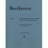 9790201810621HN1062 Klaviersonate Nr. 14 cis-moll op. 27 Nr. 2