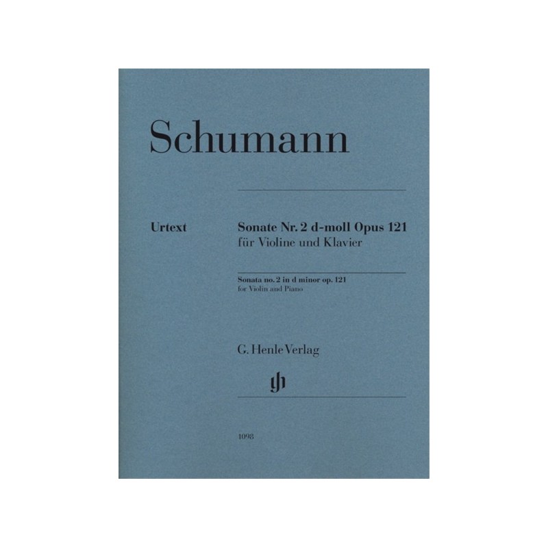 9790201810980HN1098 Violin Sonata No.2 In D Minor Op.121