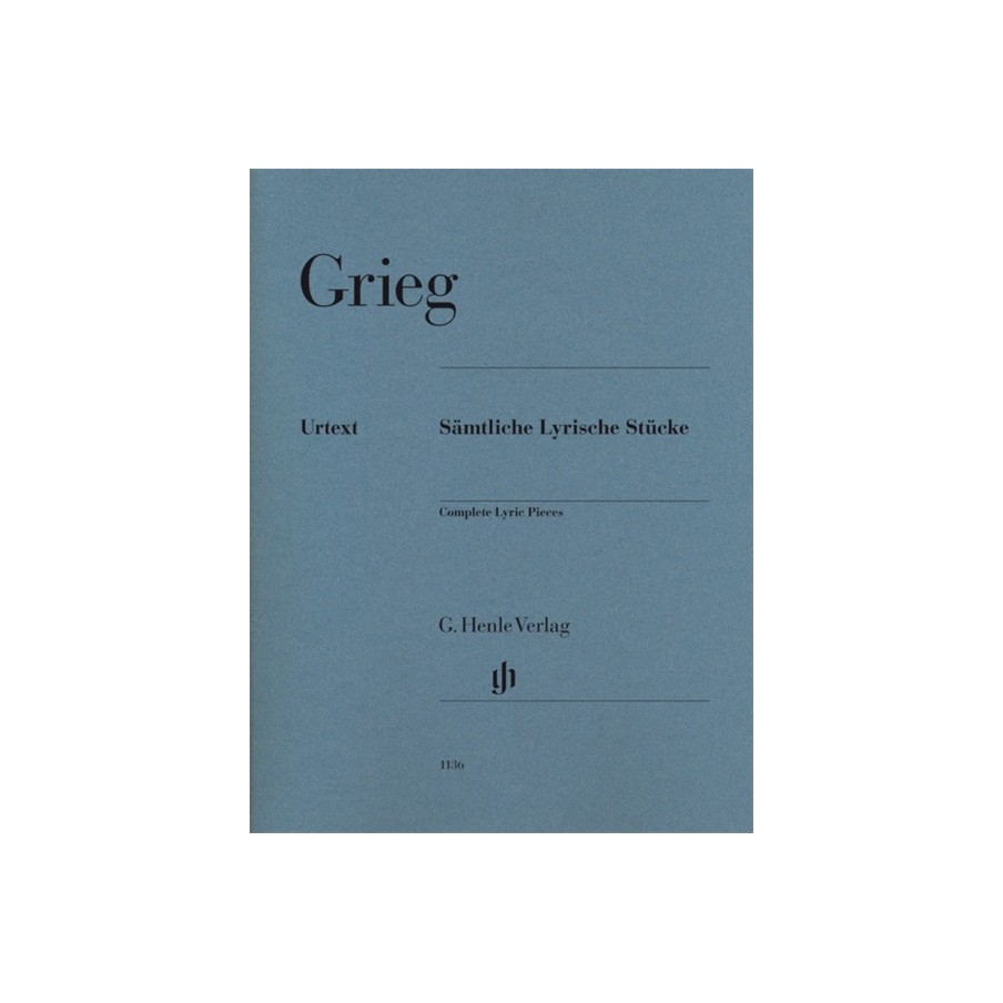 9790201811369HN1136 Sämtliche Lyrische Stücke