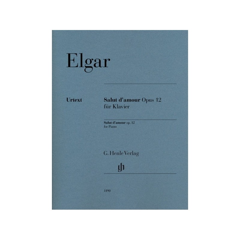 9790201811901HN1190 Salut d'Amour Op. 12 For Piano