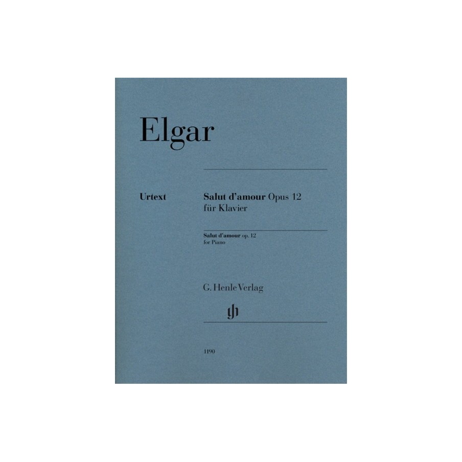 9790201811901HN1190 Salut d'Amour Op. 12 For Piano