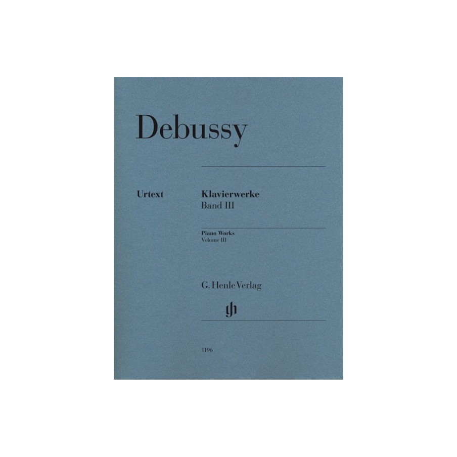 9790201811963HN1196 Piano Works - Volume III