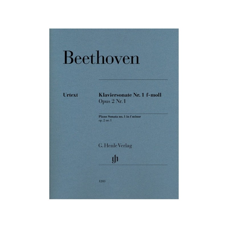9790201812038HN1203 Piano Sonata No 1 F Minor Op 2 No 1 Piano