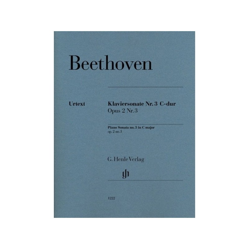 9790201812229HN1222 Piano Sonata No. 3 In C Op. 2 No. 3