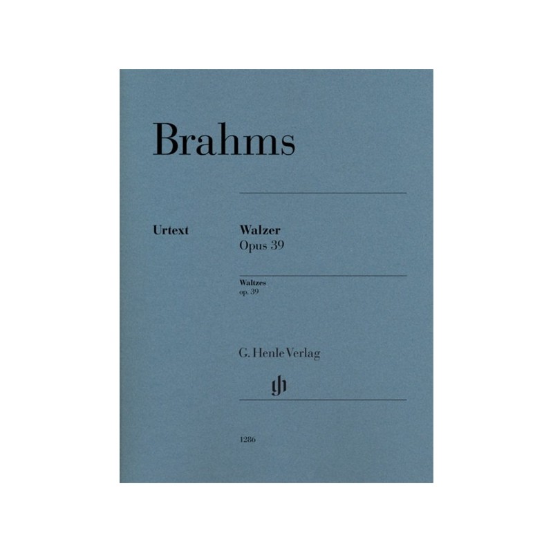 9790201812861HN1286 Waltzes Op. 39