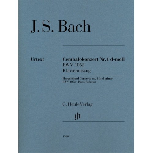 9790201813806HN1380 Harpsichord Concerto no. 1 in d minor BWV 1052