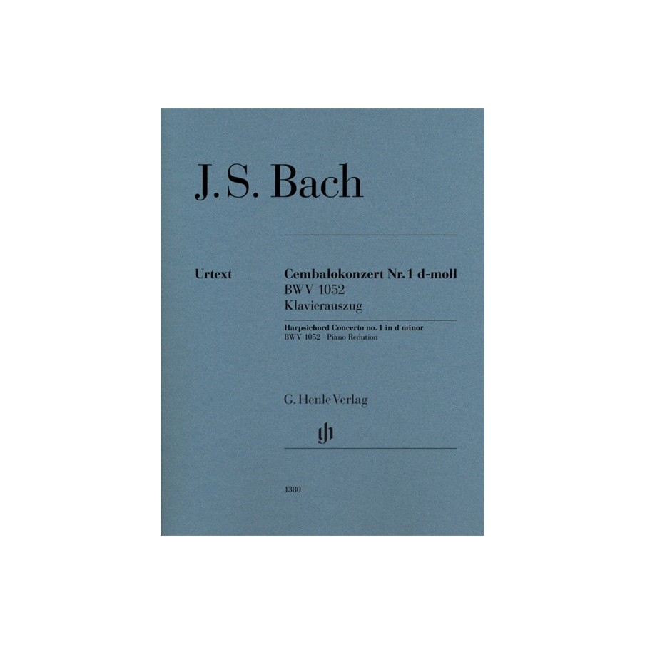9790201813806HN1380 Harpsichord Concerto no. 1 in d minor BWV 1052
