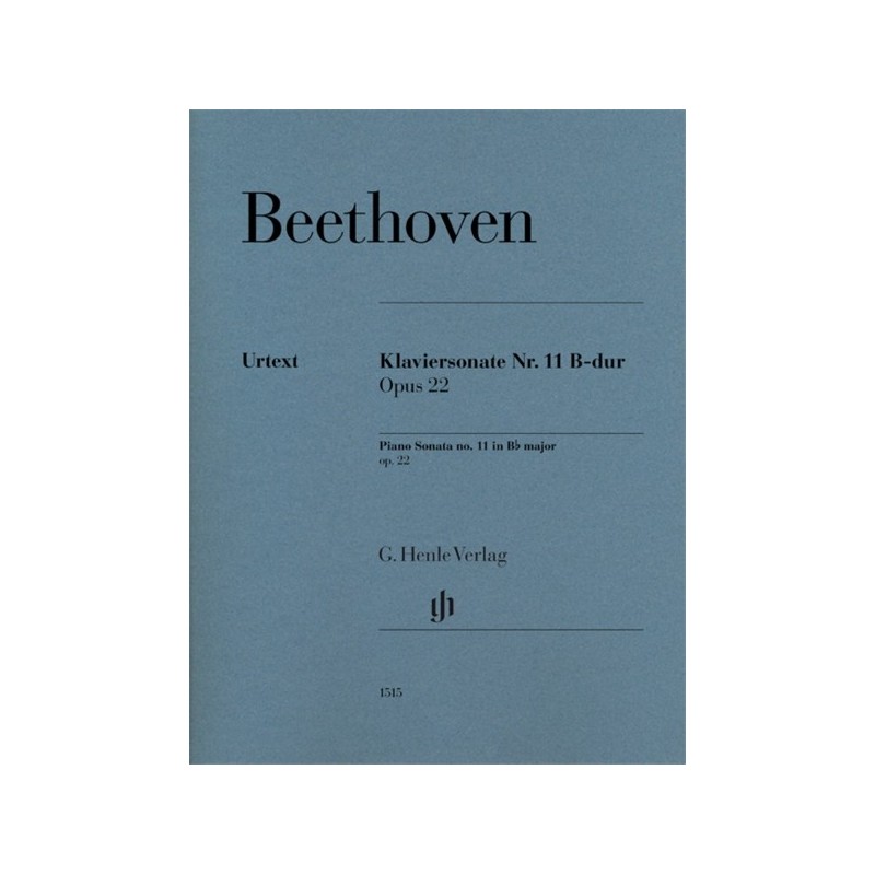 9790201815152HN1515 Piano Sonata No. 11 B Flat Op. 22