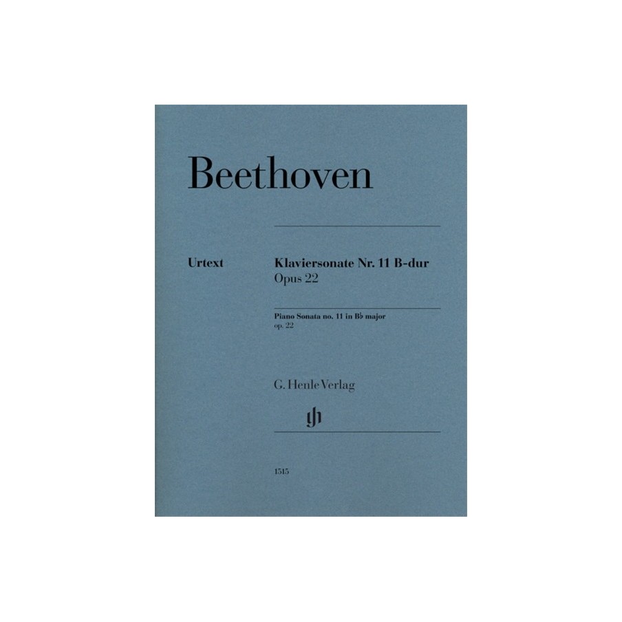 9790201815152HN1515 Piano Sonata No. 11 B Flat Op. 22