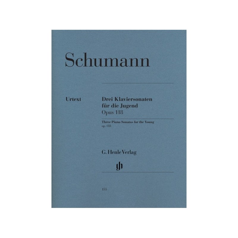 9790201801551HN155 Drei Klaviersonaten für die Jugend op. 118