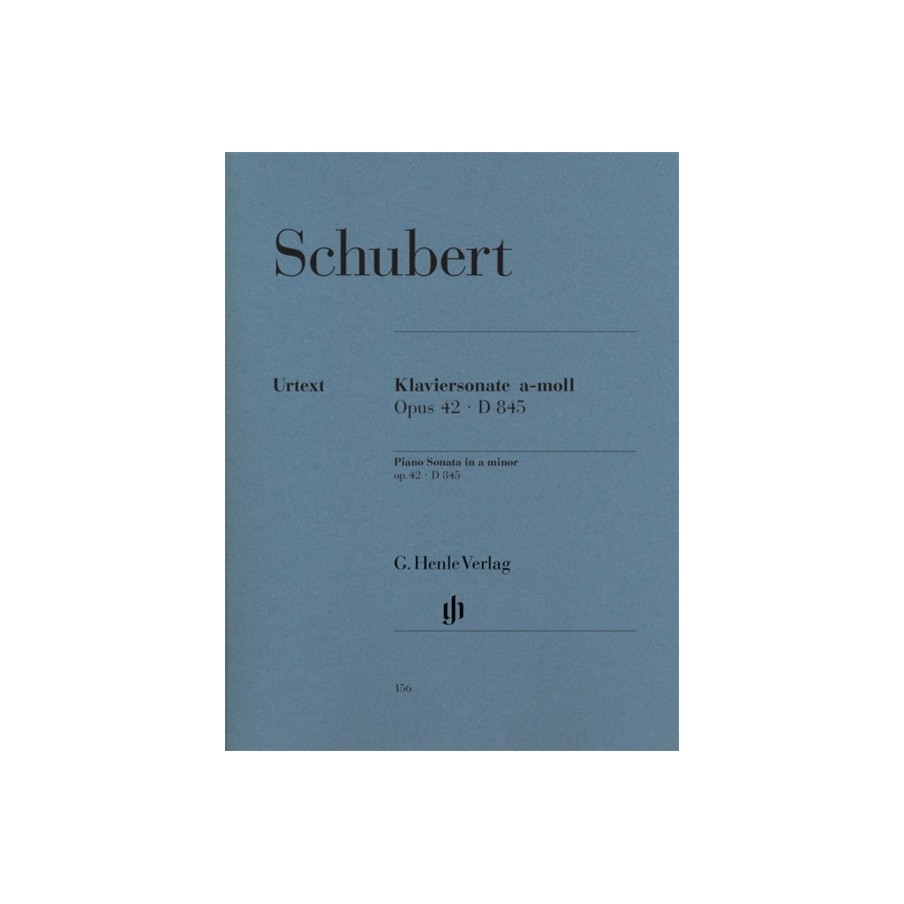 9790201801568HN156 Piano Sonata In A Minor D.845