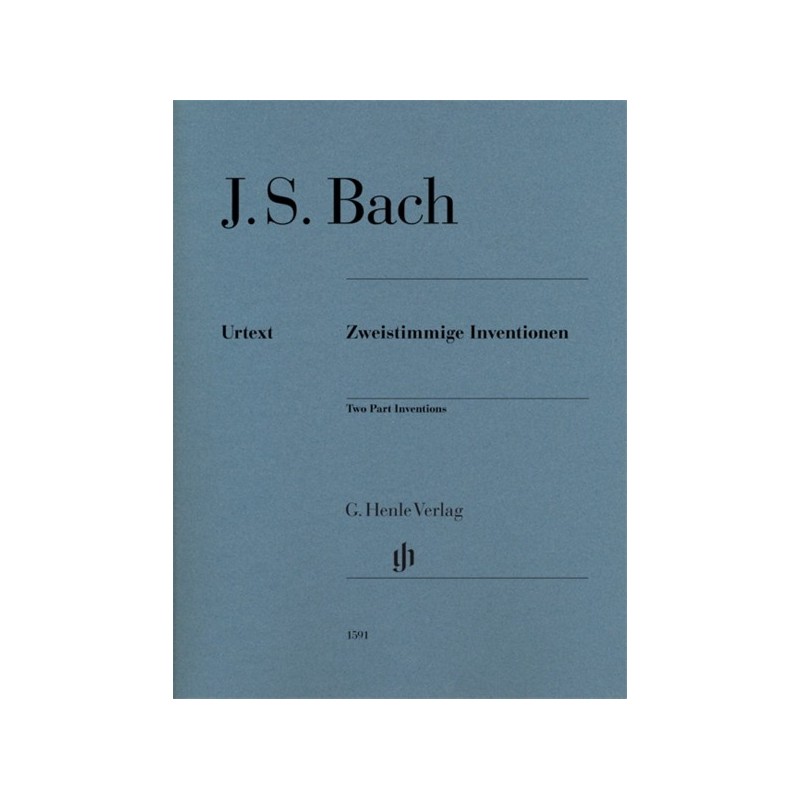 9790201815916HN1591 Two Part Inventions Piano Urtext