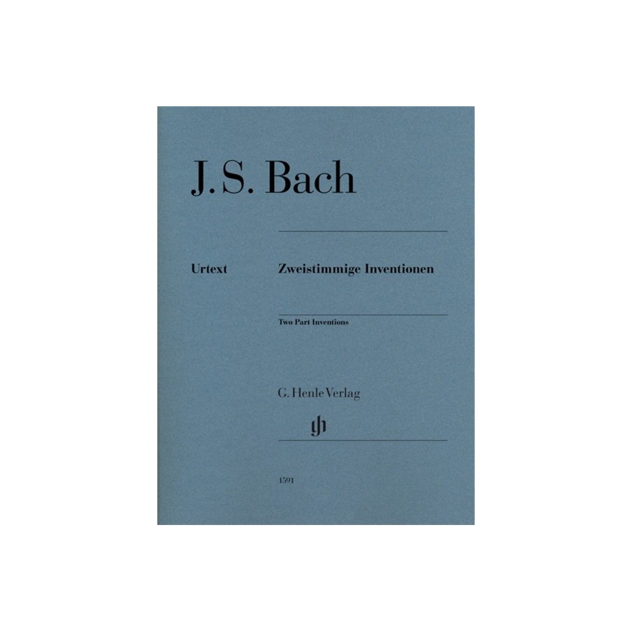9790201815916HN1591 Two Part Inventions Piano Urtext