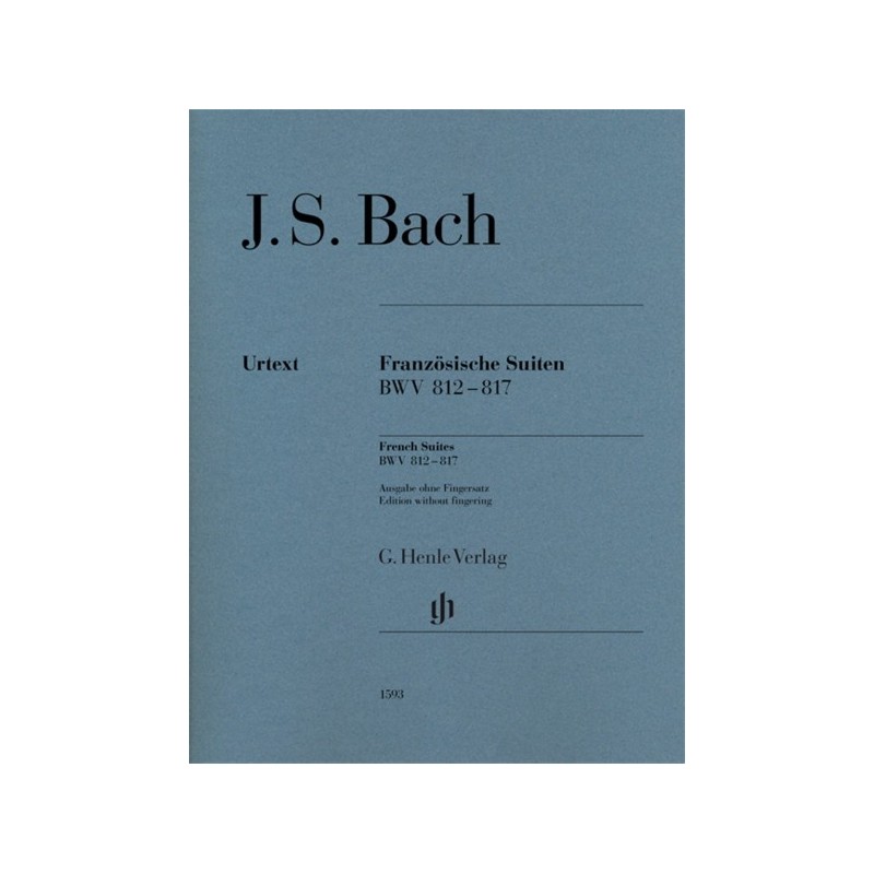 9790201815930HN1593 French Suites BWV 812-817