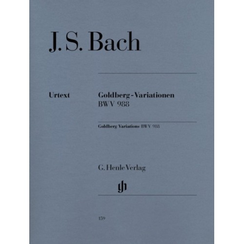 9790201801599HN159 Goldberg Variations BWV 988