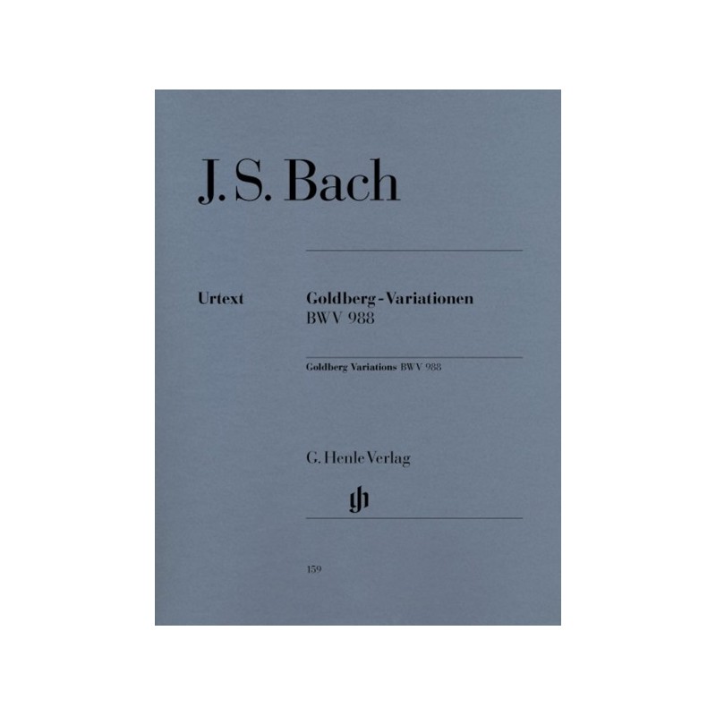 9790201801599HN159 Goldberg Variations BWV 988