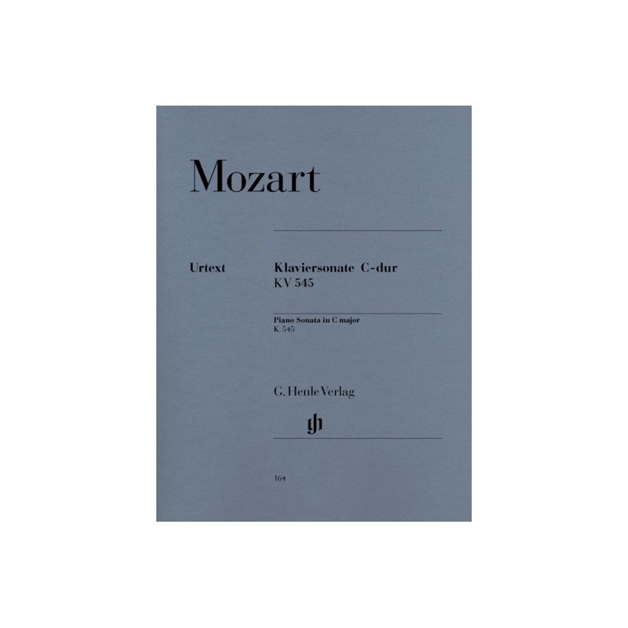 9790201801643HN164 Klaviersonate C-Dur KV. 545
